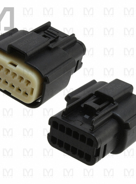 0334721201【CONN RCPT 12POS DUAL BLACK】