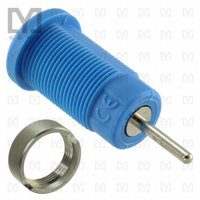 CT2904-6【CONN BANANA JACK SOLDER BLUE】