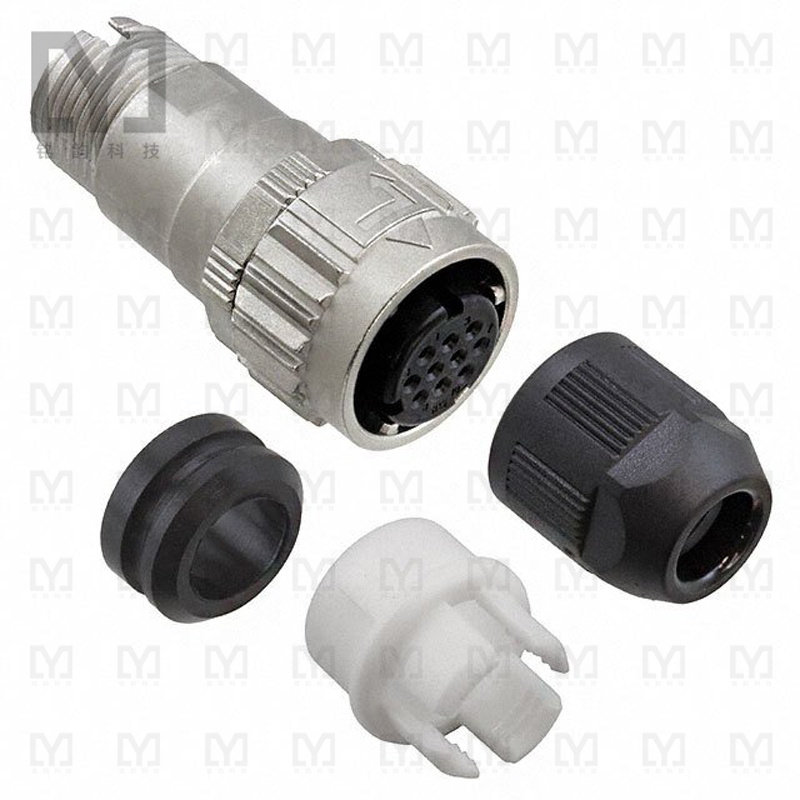 HR08D-12WPK-10S【CONN PLUG FMALE 10POS SOLDER CUP】