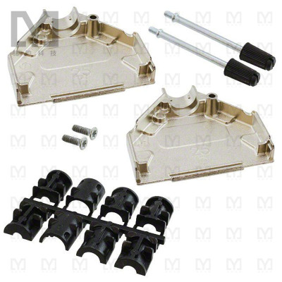 5-1478762-3【CONN BACKSHELL 25POS 180DEG SHLD】