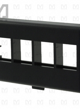 NK4MFBL【FACEPLATE 4PORT BLACK】