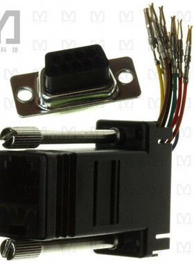 RJADK09S7080811【ADAPT DB9F TO RJ45 JACK BLACK】