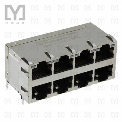 JX20-0114NL【CONN MAGJACK 8PORT 100 BASE-TX】