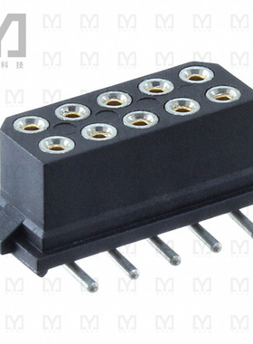 M80-6811042【CONN RCPT 10POS 0.079 GOLD SMD】