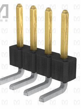 104430-2【CONN HEADER R/A 4POS 2.54MM】