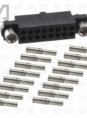 M80-4801642【CONN RCPT 16POS CRIMP 22AWG GOLD】