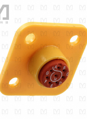 SJS830222【CONN RCPT HSNG MALE 8POS PNL MNT】