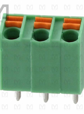 1752117【TERM BLOCK 3POS 25DEG 3.5MM PCB】