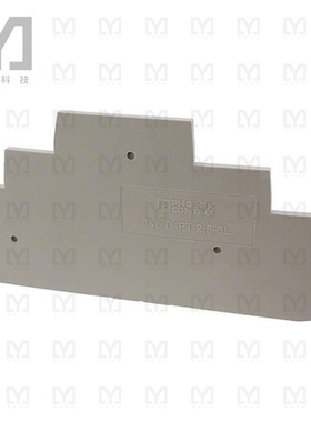 3211647【CONN TERM BLK END PLATE RAIL GRY】