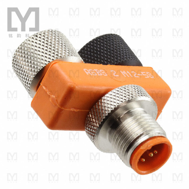 ASBS 2 M12-5S【CONN Y-ADAPTER 5P-4P/4P M-F/F】