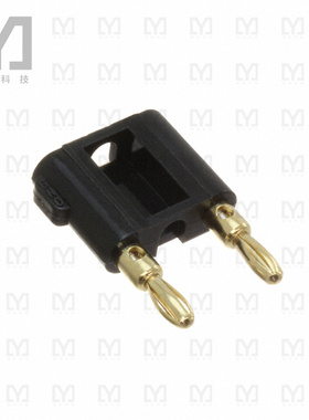 BU-P2244-0【CONN DBL BAN PLUG STACK SLDRLESS】