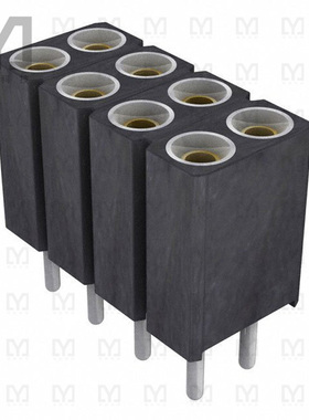 803-87-008-10-001101【CONN SOCKET 8POS 0.1 GOLD PCB】