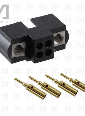 M80-5600405【CONN HEADER 4P CRIMP 22AWG GOLD】