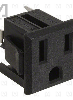 4300.0702【PWR ENT RCPT NEMA5-15 PNL PUSHIN】