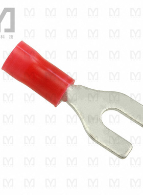 342117-1【CONN SPADE TERM 16-22AWG RED】