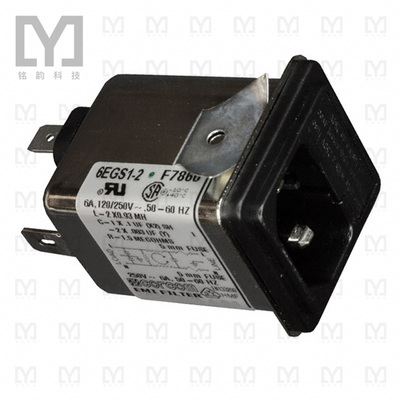 6609117-6【PWR ENT MOD RCPT IEC320-C14 PNL】