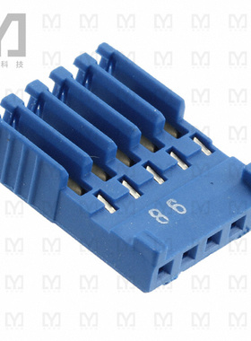 281786-5【CONN PLUG 5POS IDC 26-28AWG TIN】