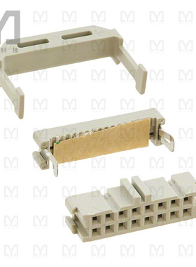 3452-6616【CONN RCPT 16P IDC 26-28AWG GOLD】