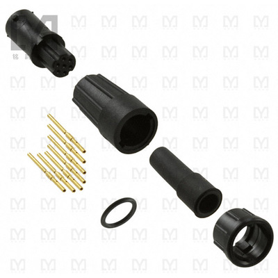 16980-7SG-522【CONN PLUG FMALE 7POS GOLD CRIMP】