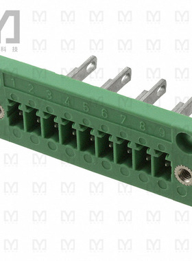 1829400【TERM BLK HEADER 9POS GREEN】