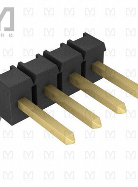 9-146305-0-04【CONN HEADER R/A 4POS 2.54MM】