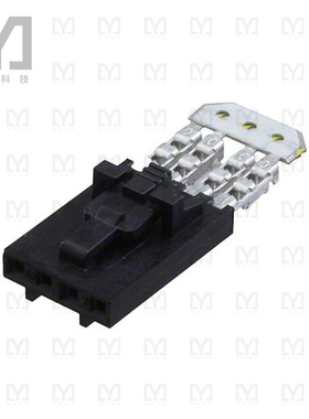 0014562046【CONN RCPT 4POS IDC 28AWG GOLD】