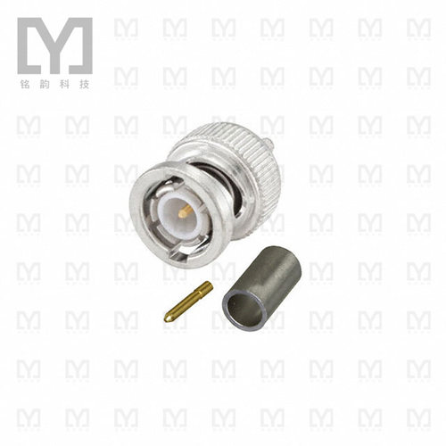 51S107-802N5【CONN BNC PLUG STR 50OHM CRIMP】