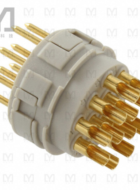 1596856【CONN MALE INSERT 12POS SLDR CUP】