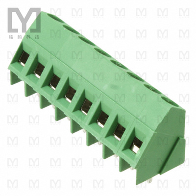 796690-8【TERM BLOCK 8POS 35DEG 5MM PCB】