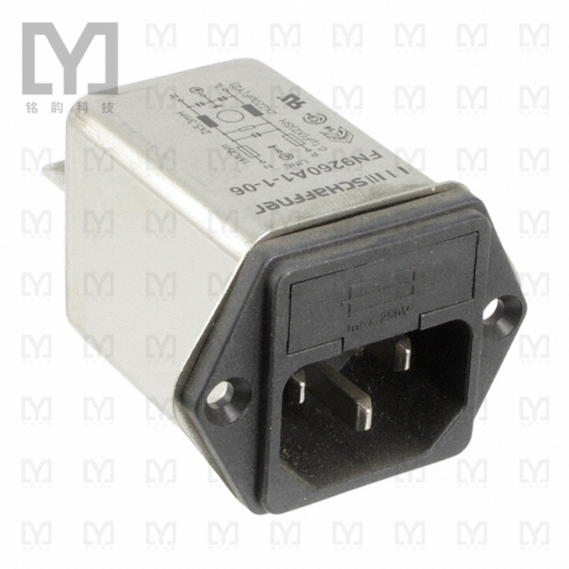 FN9260A1-1-06【PWR ENT MOD RCPT IEC320-C14 PNL】