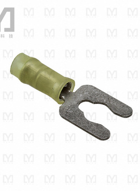 52923【CONN SPADE TERM 22-26AWG #5 YEL】