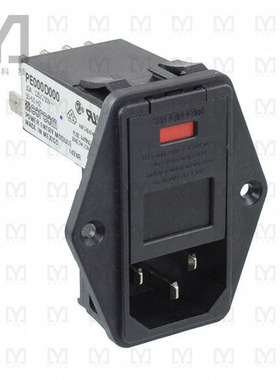 3-6609956-7【PWR ENT MOD RCPT IEC320-C14 PNL】