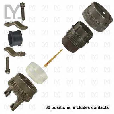 PT06SE-18-32P(SR)【CONN PLUG MALE 32POS GOLD CRIMP】