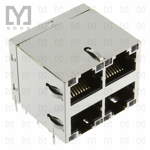 0879-2C2R-54【CONN MAGJACK 4PORT 1000 BASE-T】