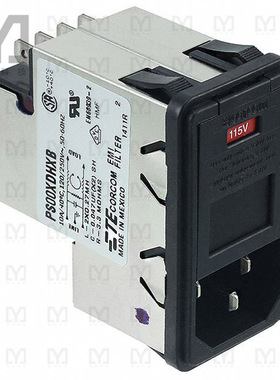 6609952-6【PWR ENT MOD RCPT IEC320-C14 PNL】