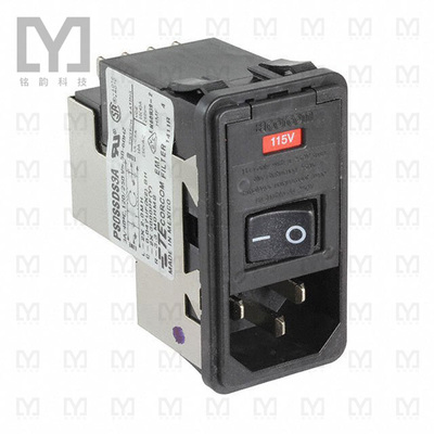 1-6609951-9【PWR ENT MOD RCPT IEC320-C14 PNL】