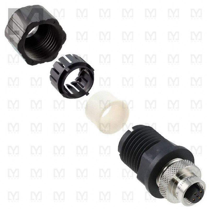 HDM12PF05A1ST【CONN PLUG FMALE 5POS GOLD SOLDER】