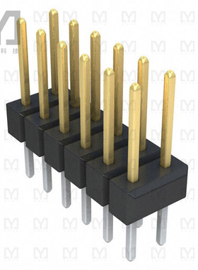 0010897122【CONN HEADER VERT 12POS 2.54MM】