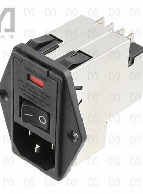 PE0S0SS6B【PWR ENT MOD RCPT IEC320-C14 PNL】