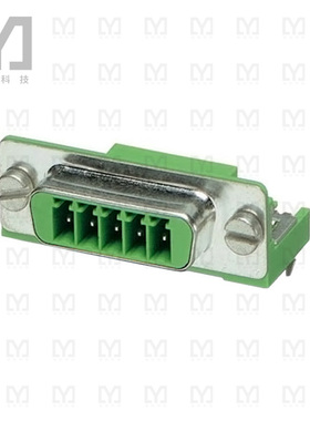 1688825【CONN D-TYPE RCPT 5POS R/A SLDR】