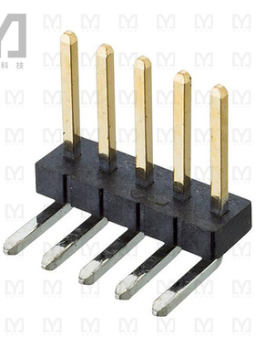 M50-3930542【CONN HEADER R/A 5POS 1.27MM】