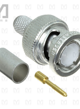 71S102-109N5【CONN BNC PLUG STR 75OHM CRIMP】