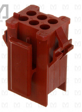 1-640510-0【CONN RECEPT/CAP 6 POS MINI RECT】