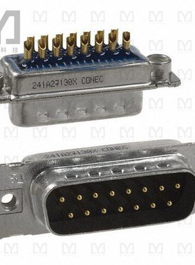 241A27130X【CONN D-SUB PLUG 15P SLDR CUP】