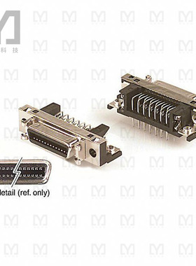 DX10G1M-26S(50)【CONN MINI HD RCPT 26P R/A SOLDER】