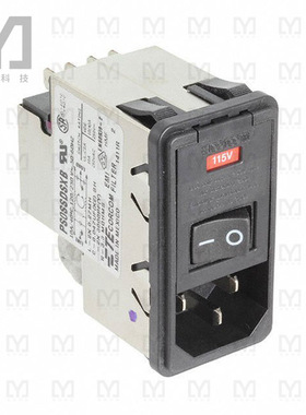 1-6609951-7【PWR ENT MOD RCPT IEC320-C14 PNL】