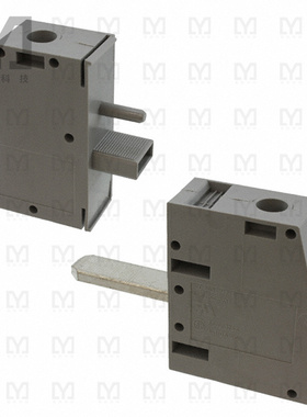 0708739【TERM BLK SCREW CLAMP 1POS GRAY】