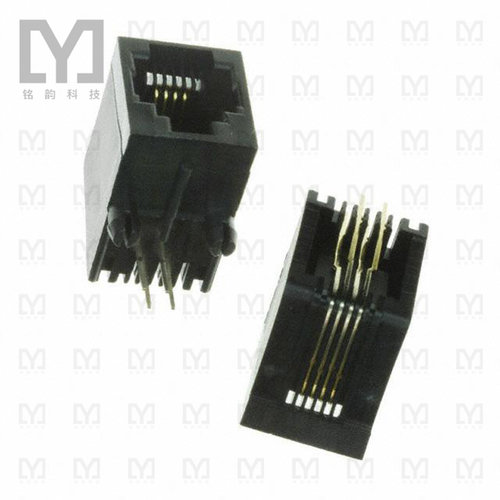 A-2004-0-4-N-R【CONN MOD JACK 6P4C R/A UNSHLD】