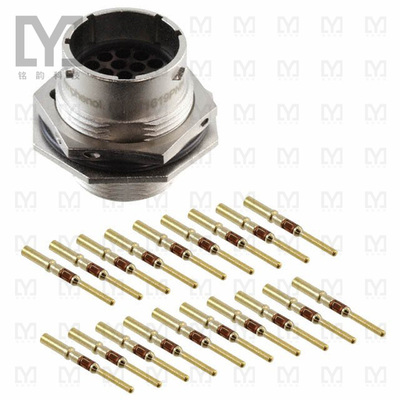 RT071619PNH-K【CONN RCPT MALE 19POS GOLD CRIMP】