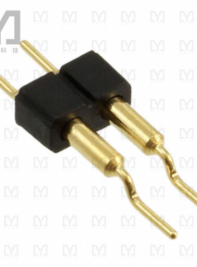 339-10-102-40-000000【CONN SHUNT 2POS INSUL 2.54MM GLD】